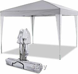 3x3M Heavy Duty Gazebo Waterproof Marquee Canopy Garden Party Wedding Tent UK