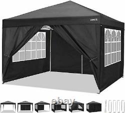3x3M Pop-Up Waterproof Gazebo Canopy Marquee Strong Outdoor Garden Patio Tent UK