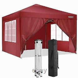 3x3/6M Heavy Duty Gazebo Marquee Waterproof Wedding Party Tent Pop Up withSides