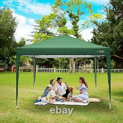 3x3 m Garden Heavy Duty Pop Up Gazebo Marquee Patio Party Tent Outdoor Green NEW