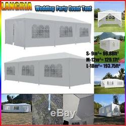3x3m/3x4m/3x6m/3x9m Waterproof Outdoor Garden Gazebo Marquee Canopy Tent Party