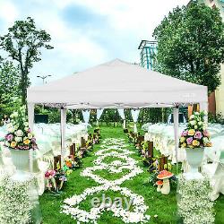 3x3m Garden Pop Up Gazebo Marquee Party Wedding Canopy with 4 Sides Windproof UK