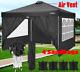 3x3m Gazebo Pop-up Garden Tent 3x3m Heavy Duty Canopy Waterproof Party Marquee