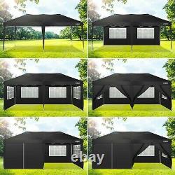 3x6M/3x3M Gazebo Heavy Duty Marquee Garden Party Patio Canopy Pop Up Tent NEW UK