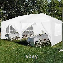 3x6M/3x3M Gazebo Heavy Duty Marquee Garden Party Patio Canopy Pop Up Tent White