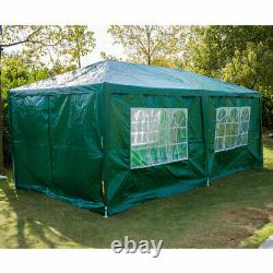 3x6M Green Outdoor Car Canopy Portable Cover Gazebo Garage Shelter Carport Tent