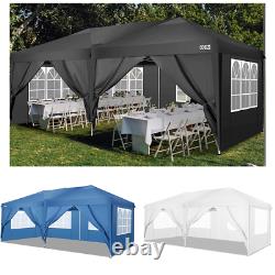 3x6M Pop Up Gazebo Marquee Canopy Waterproof Garden Outdoor Patio Party Tent UK