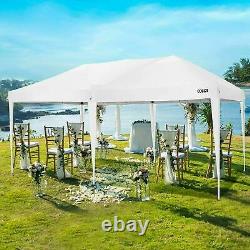 3x6M Pop Up Gazebo Marquee Canopy Waterproof Garden Outdoor Patio Party Tent UK