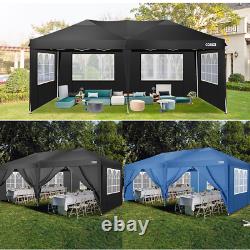 3x6M Waterproof Gazebo Pop-Up Tent Marquee Canopy Outdoor Wedding Garden Party