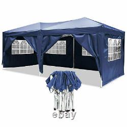 3x6m Gazebo Heavy Duty Waterproof Garden Marque Tent Outdoor Camping Patio UK