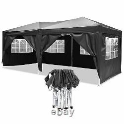 3x6m Pop Up Gazebo Waterproof Marquee Canopy Outdoor Garden Party Wedding Tent