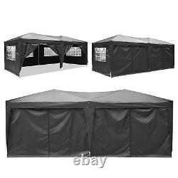 3x6m Pop Up Gazebo Waterproof Marquee Canopy Outdoor Garden Party Wedding Tent B