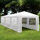 3x9m Sides Gazebo Marquee Tent Garden Party Waterproof Canopy Shelter Windbars