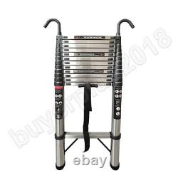 4.4M/5M Portable Heavy Duty Telescopic Ladder Multi-Purpose Stainless Extendable