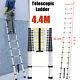 4.4m Heavy Duty Portable Multi-purpose Aluminium Telescopic Extendable Ladder