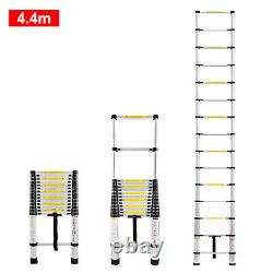 4,4M Portable Heavy Duty Multi-Purpose Aluminium Telescopic Ladder Extendable