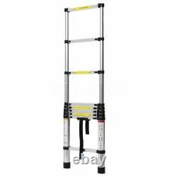 4.4M Portable Heavy Duty Multi-Purpose Aluminium Telescopic Ladder Extendable UK