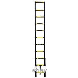 4.7M Aluminium Telescopic Loft Ladder Multi-Purpose Heavy Duty Portable EN131 UK