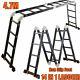 4.7m Heavy Duty Foldable Multi-purpose Aluminium Folding Platform Working Ladder