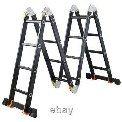 4.7M Heavy Duty Foldable Multi-Purpose Aluminium Folding Platform Working Ladder