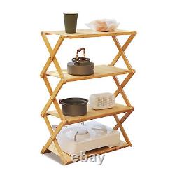 (4 Layers) Portable Folding Camping Shelf Outdoor Heavy Duty Durable