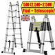 5m 2.5m Portable Heavy Duty Multi-purpose Aluminium Telescopic Ladder Extendable