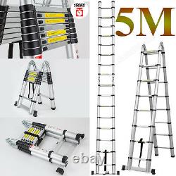 5M-6.2M Portable Heavy Duty Multi-Purpose Aluminium Telescopic Ladder Extendable