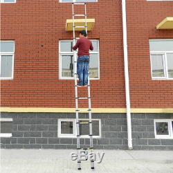 5M Heavy Duty Multi-Purpose Aluminum Telescopic Ladder Extendable Steps EN131 AA
