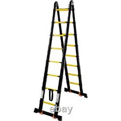 5M Portable Heavy Duty Multi-Purpose A-frame Ladder Extendable Folding Ladders