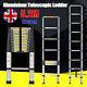 5.2m Extendable Portable Heavy Duty Aluminium Telescopic Ladder 150kg Max Ladder