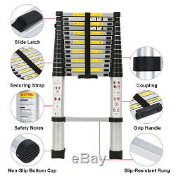 5.2M Heavy Duty Multi-Purpose Aluminum Telescopic Ladder Extendable Steps