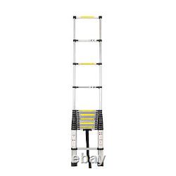 5.2M Heavy Duty Portable Telescopic Ladder Multi-Purpose Aluminium Extendable UK