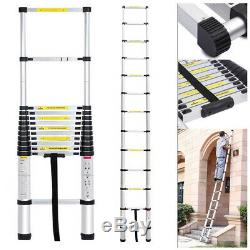 5.2M Portable Heavy Duty Multi-Purpose Aluminium Telescopic Extendable Ladder UK