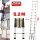 5.2m Portable Heavy Duty Telescopic Ladder Multi-purpose Aluminium Extendable
