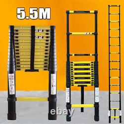 5.5M Heavy Duty Portable Multi-Purpose Aluminium Telescopic Extendable Ladder