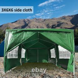 6X3M Heavy Duty Gazebo Waterproof Marquee Canopy Outdoor Garden Party Tent UK