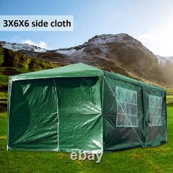 6X3M Heavy Duty Gazebo Waterproof Marquee Canopy Outdoor Garden Party Tent UK