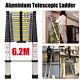 6.2m Heavy Duty Multi-purpose Aluminium Telescopic Compact Ladder Extendable Uk
