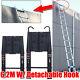 6.2m Heavy Duty Roof Hook Aluminium Telescopic Ladder Extendable + Safety Hook