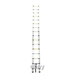 6.2M Heavy Duty Telescopic Ladder Extendable Loft Step Aluminum Ladders Portable
