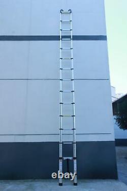 6.2M Portable Heavy Duty Multi-Purpose Aluminium Telescopic Ladder Extendable UK