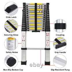 6.2 M Portable Heavy Duty Multi-Purpose Aluminium Telescopic Ladder Extendable