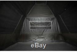6 Person Dark Rest Cabin Tent 10 x 9 Portable Instant Shelter Outdoor Camp Gray