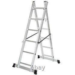 6 Steps Industrial Heavy Duty Aluminum Scaffolding Tower Ladder Working Platform