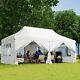6 X 3 M Pop Up Gazebo Heavy Duty Large Canopy Tent With 6 Sidewalls & Carrying Bag