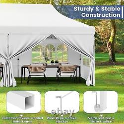 6 x 3 M Pop up Gazebo Heavy Duty Large Canopy Tent with 6 Sidewalls & Carrying Bag