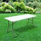 6ft Portable Plastic Camping Garden Party Catering Heavy Duty Folding Table 1.8m