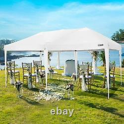 6x3M Heavy Duty Gazebo Pop Up Tent Garden Market Stall Party Outdoor Canopy Side
