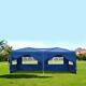 6x3m Pop Up Gazebo Outdoor Patio Party Event Heavy Duty Canopy With 6 Wallsides Uk