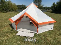 8 Person Yurt Camping Tent Family Size Ozark Trail Outdoor Lightweight Portable